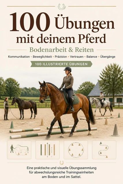 Illustriertes Übungsblatt für Pferd und Reiter 2